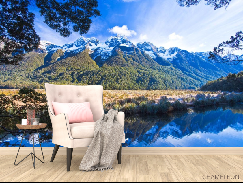 Фотообои озеро в горах - 4