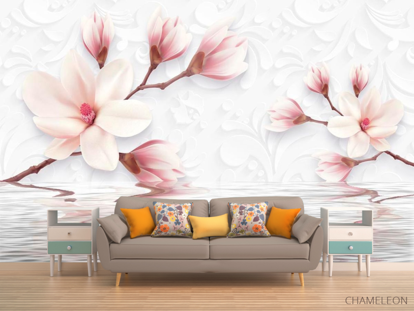 Фотообои 3d магнолия - 1