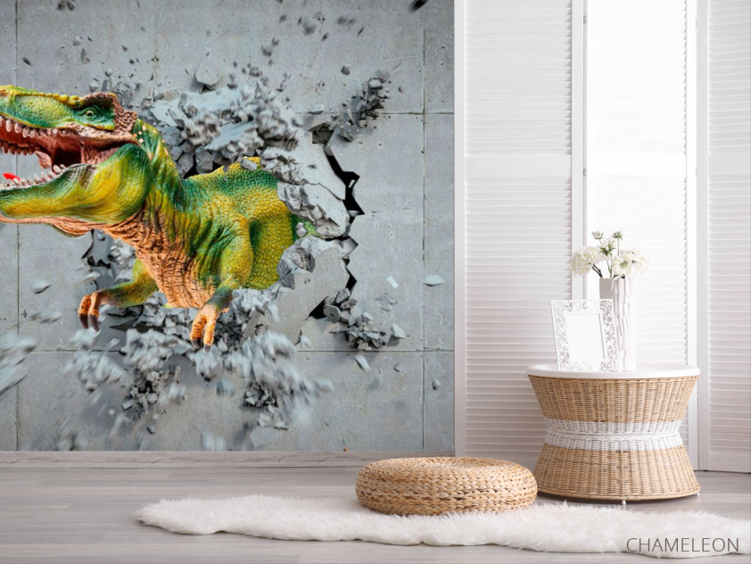 Фотошпалери Динозавр 3Д - 2