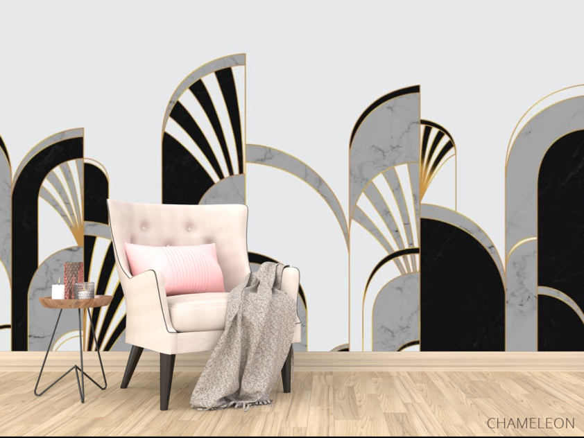 Фотообои Геометрия чб - 4