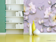 Фотошпалери 3Д квіти - 3