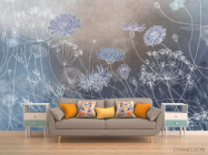 Фотообои Синие волошки - 1