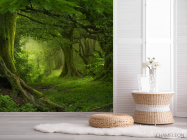 Фотошпалери зелений ліс - 2