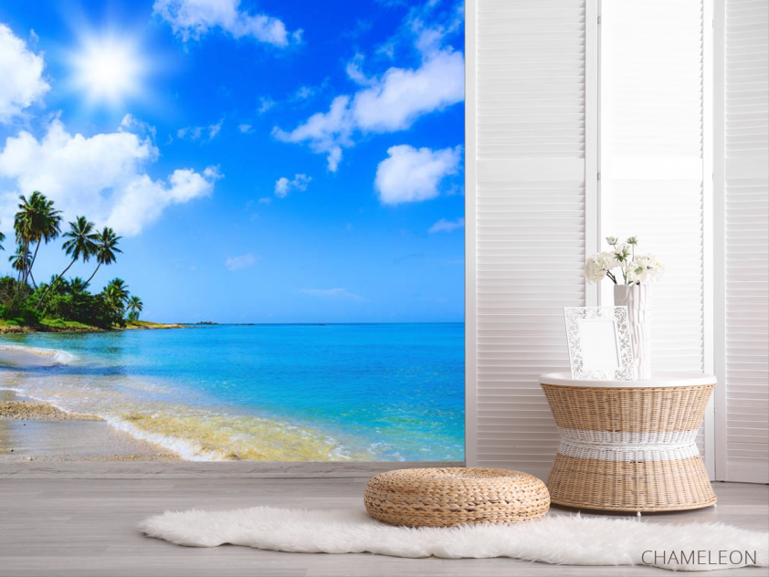 Фотошпалери Море і пальми - 2