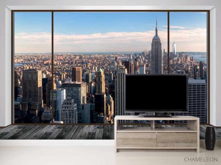 Фотообои Вид из окна, город - 2