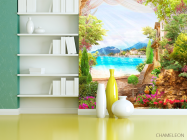 Фотошпалери Вид на берег моря - 3