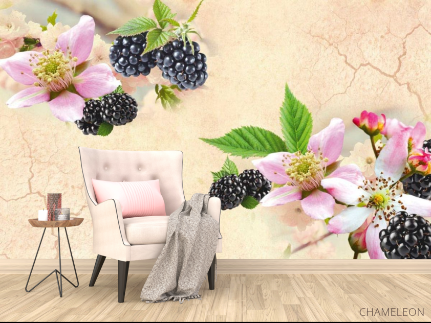 Фотообои в кухню Цветы - 4