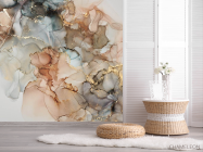 Фотошпалери Різнокольоровий Fluid art - 2