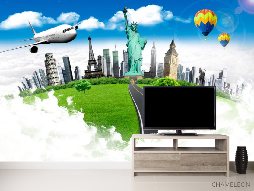 Фотообои Архитектура, застройка, дорога - 2