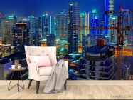 Фотообои стройка в мегаполисе - 4