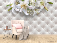 Фотообои Лилии под потолком - 4