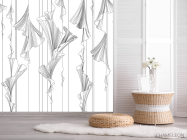 Фотошпалери векторні візерунки на білому тлі - 2