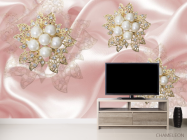 3д фотообои 3D жемчуг - 2