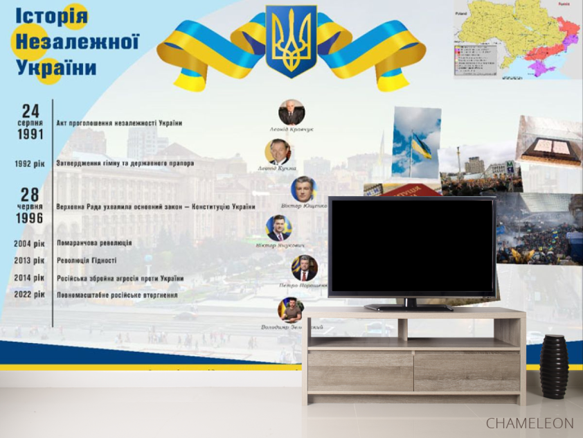 Фотообои Для кабинета истории наше время - 2