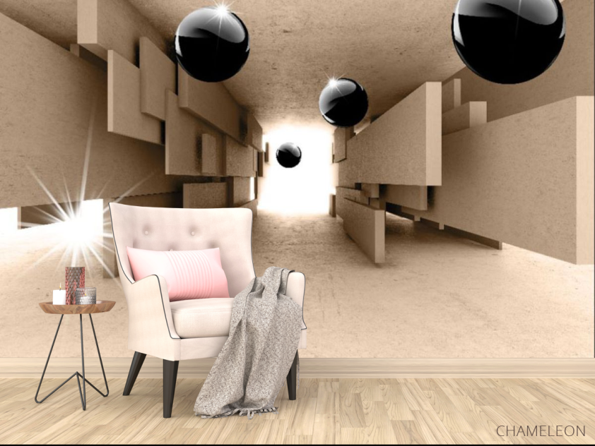 Фотообои 3д, шары - 4