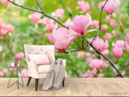 Фотообои Розовый имбирь - 4