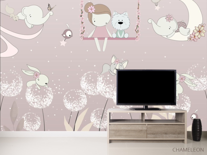 Фотообои для детской, одуванчики - 2