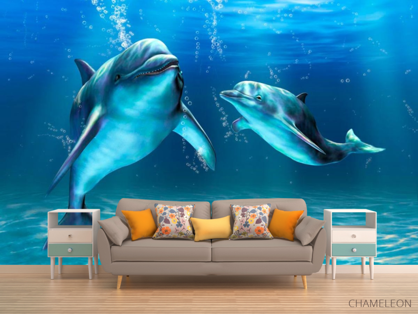 Фотообои Игры дельфинов - 1