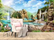 Фотообои Фрески с видом на море - 4