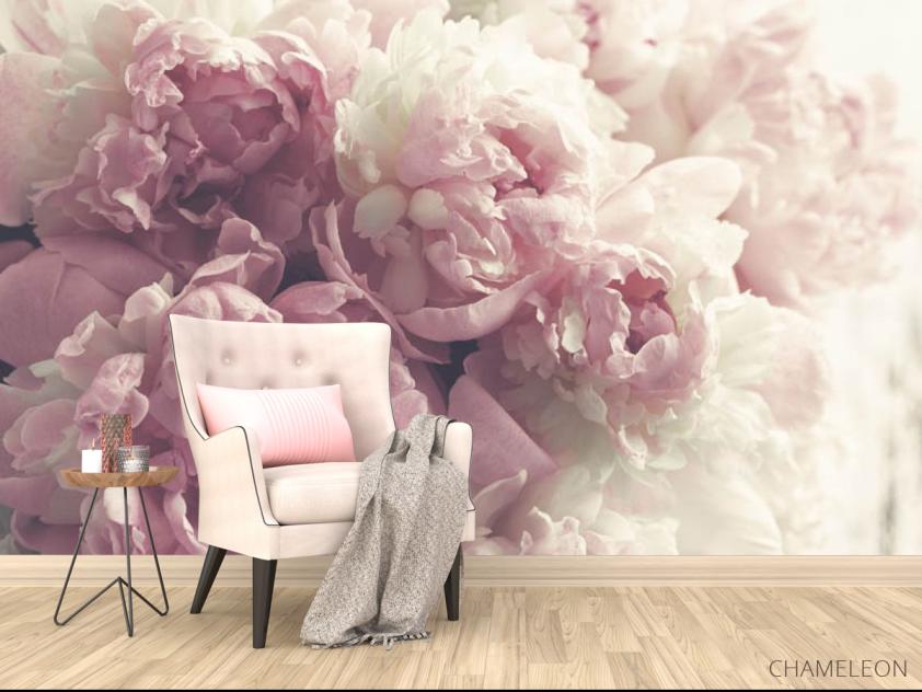 Фотообои Розовые пионы - 4