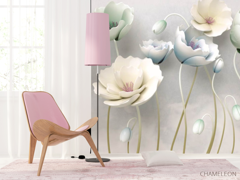 Фотошпалери 3D квіти - 4