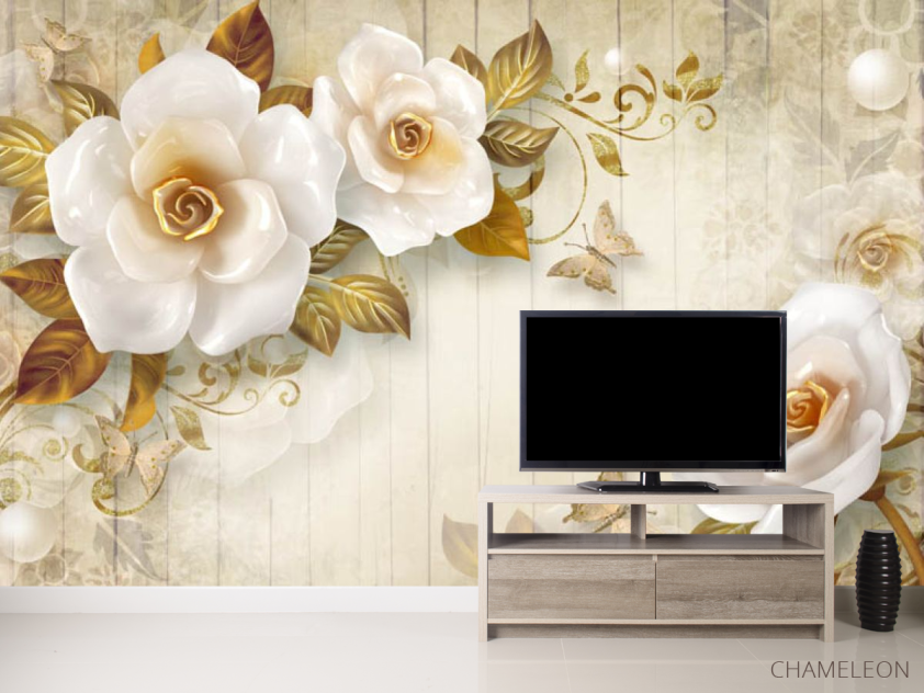 Фотообои цветы - 2