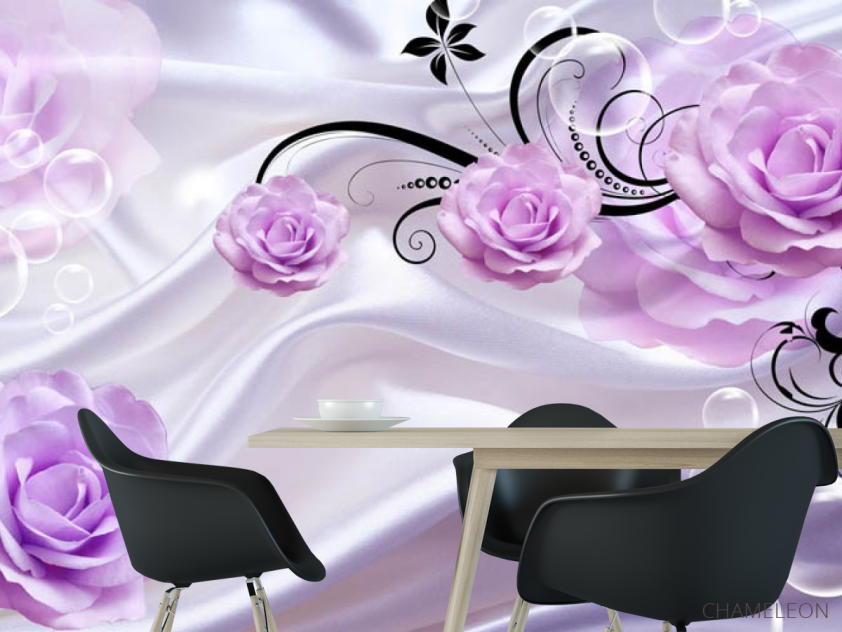 Фотошпалери 3Д троянди - 1