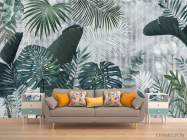 Фотообои Ассорти тропических листьев - 1