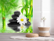 Фотообои ромашка на камнях - 2