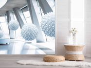 Фотошпалери сфери 3д в кімнаті - 2