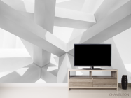 Фотообои Белые квадратные столбы - 2