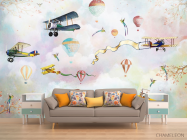 Фотообои Детский летящий транспорт - 1