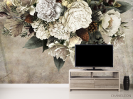 Фотообои Цветы с потолка - 2