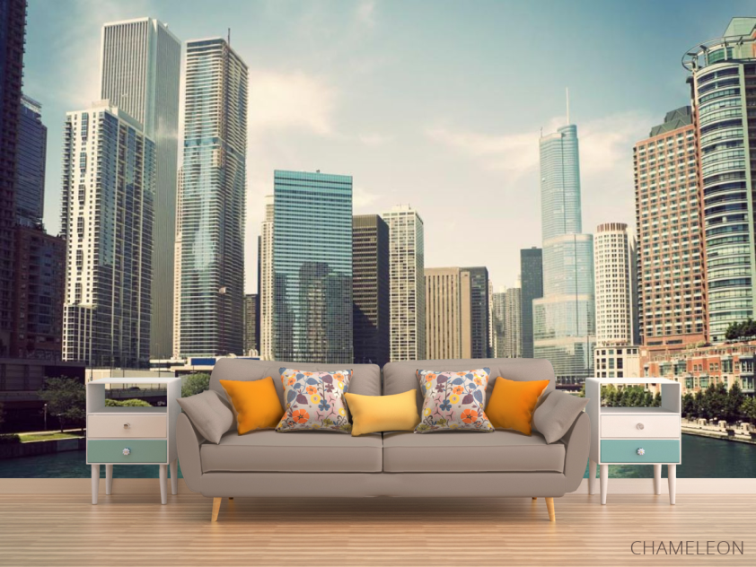 Фотообои Вода и высотки - 1