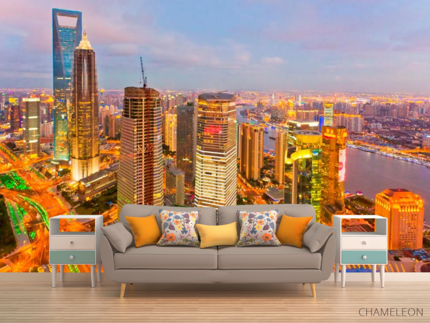 Фотообои Яркий город - 1