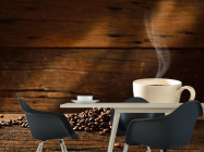 Фотошпалери чашка кави - 1