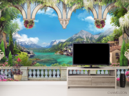 Фотообои Вид на пейзажные горы - 2