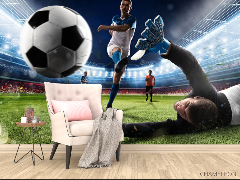 Фотообои Игроки на футбольном поле - 4