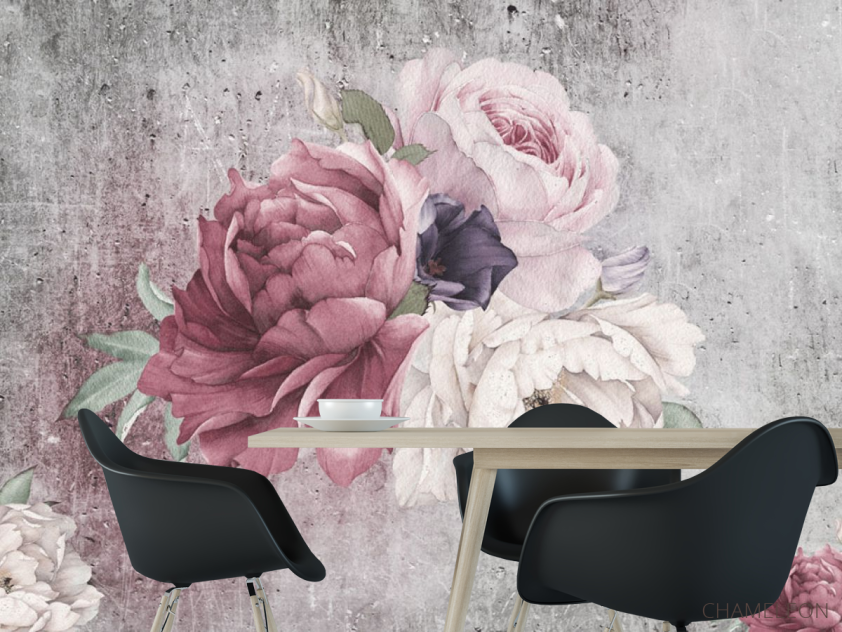 Фотошпалери Вінтажні півонії - 1