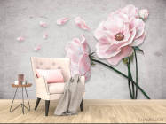 Фотообои розовые розы - 4