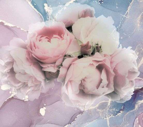 Фотошпалери Півонії з флюїдом Фотошпалери Півонії з флюїдом 30981