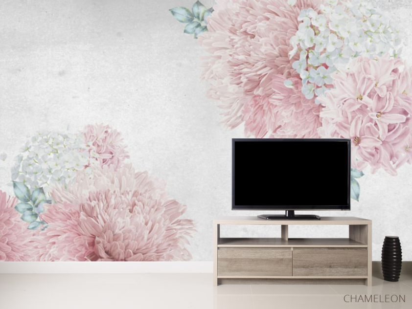 Фотообои Розовые цветы - 2