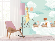 Фотошпалери Животные на велосипеде - 4