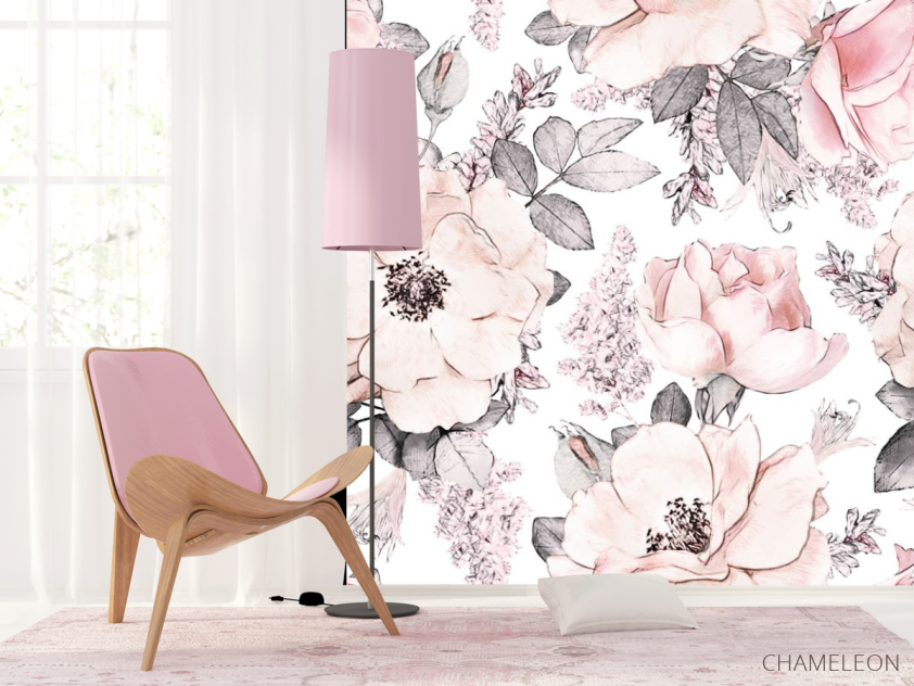 Фотошпалери Патерн з квітів - 4