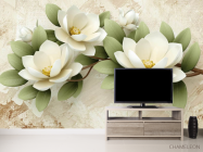 Фотообои 3d лотосы - 2