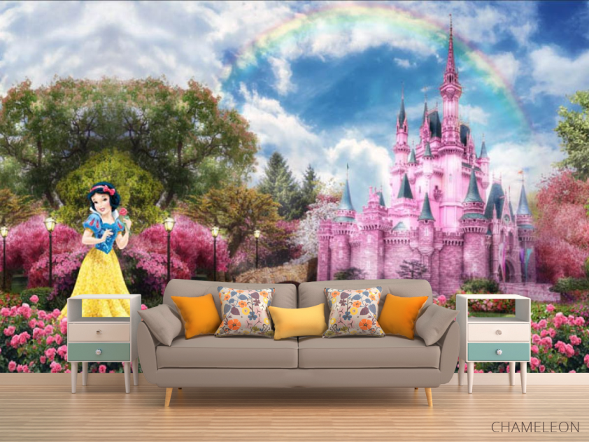 Фотообои Замок и белоснежка - 1