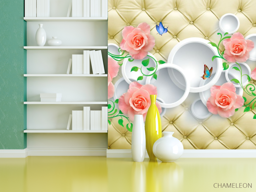 Фотошпалери Трояндочки 3Д - 3