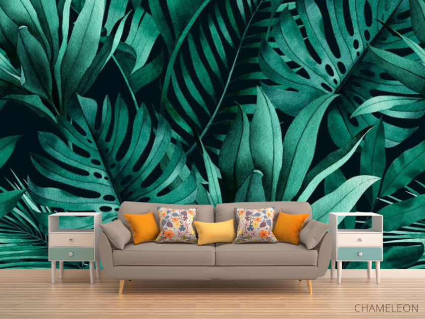 Фотообои Листья зелёные - 1