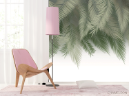 Фотошпалери зелене листя на стіну - 4