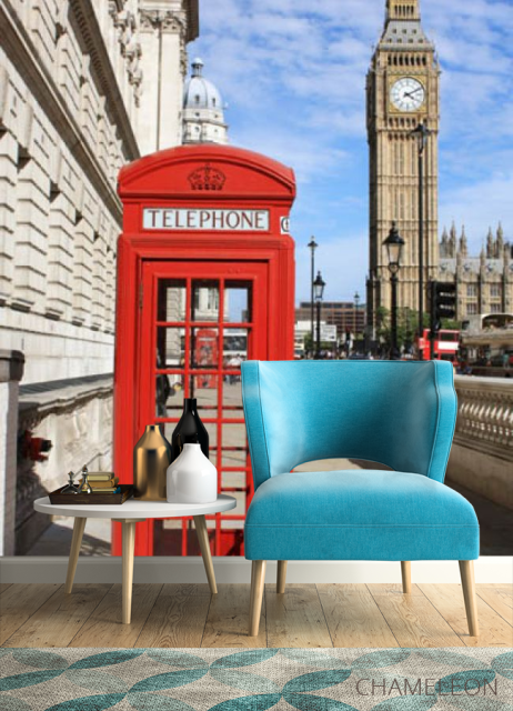 Фотообои телефонная будка - 4